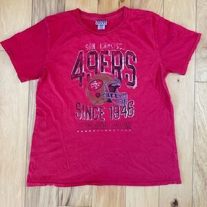Junk Food 🏈kids girl size 2X(14) San Francisco 49ers